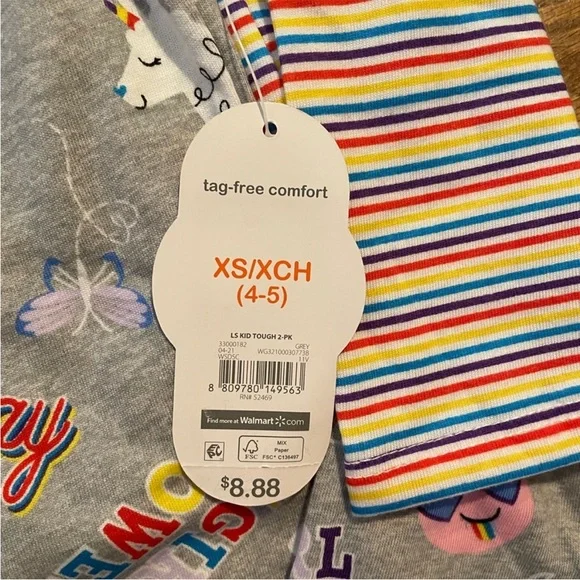 Girls Long Sleeve 4 Top Bundle NWT - Picture 3 of 3